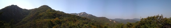 Uijeongbu Mountains.