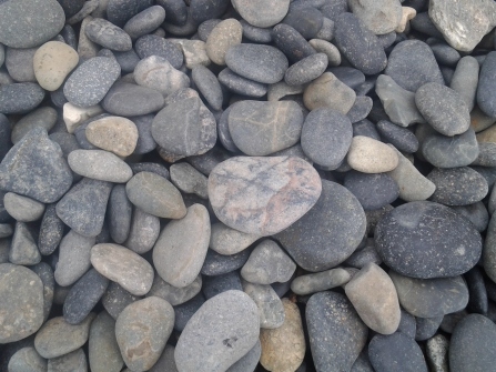 Rocks on Pebble Beach, Goje Island